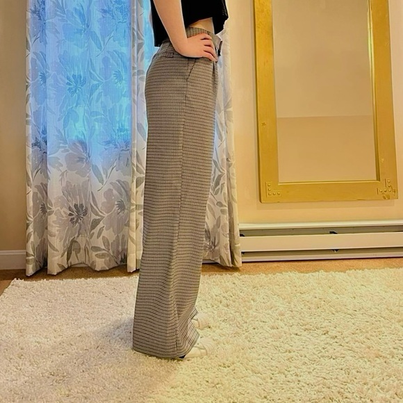 NWT Prologue Houndstooth Pants. 
High Waisted. Wide Leg. Size 2. - Picture 3 of 14